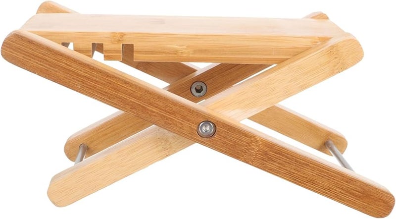 Adjustable Folding Pedicure Foot Stool Stable Support for Salon and Home Use - Image 1